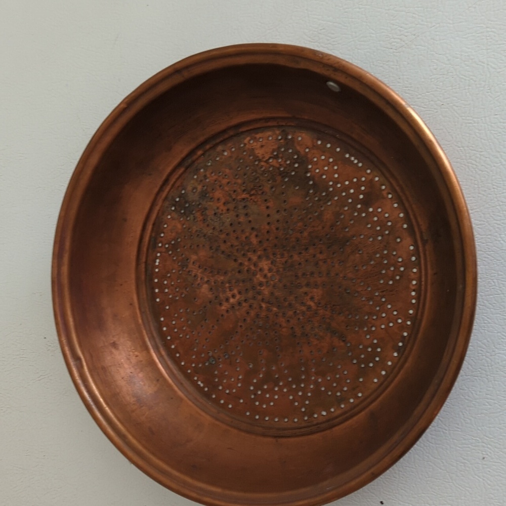 Copper strainer